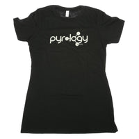 Pyrology - Girl's Black Logo T-Shirt - Aqua Lab Technologies