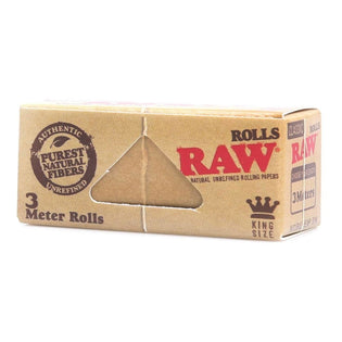 RAW Papers Three Meter Natural Unrefined Roll