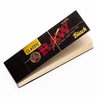 RAW Papers Classic Black Rolling Tips