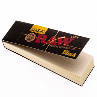RAW Papers Classic Black Rolling Tips
