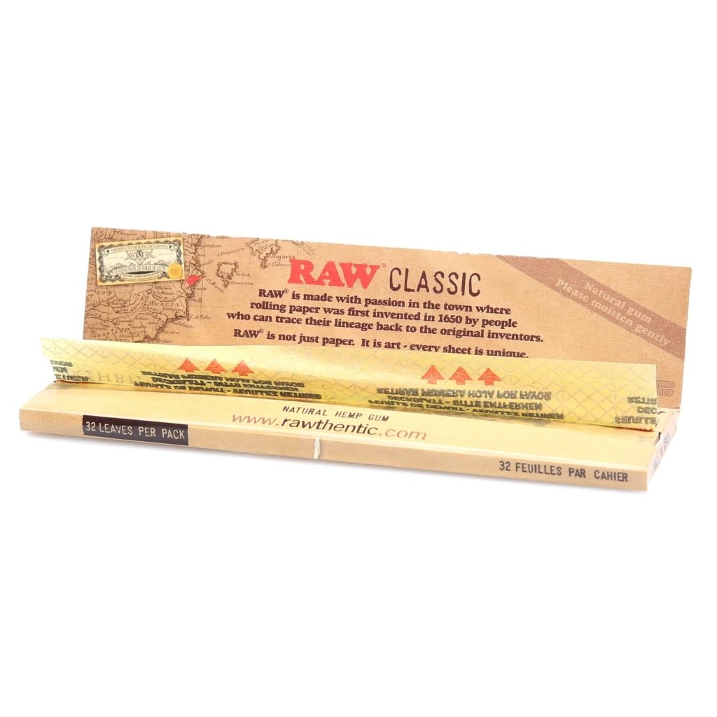 RAW Papers - Classic Kingsize Slim Papers - Aqua Lab Technologies