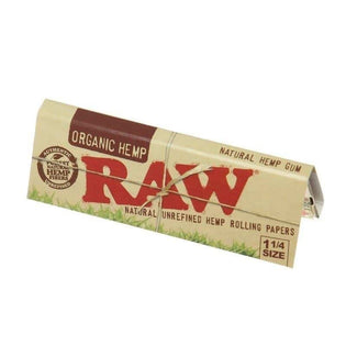 RAW Organic 1 1/4" Hemp Rolling Papers