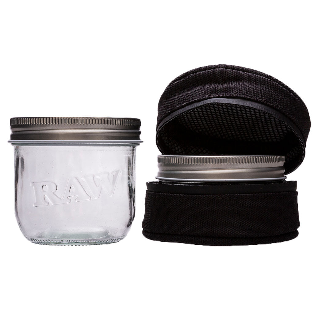 Wholesale RAW Mason Jar Small with Protective Case