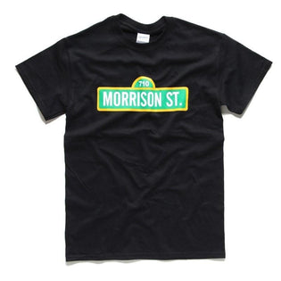 Rob Morrison Glass Black 710 Morrison St. T-Shirts