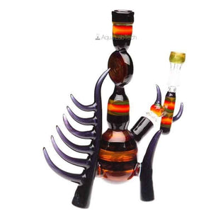 Royal Glass Worked Dab Rig Set