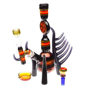 Royal Glass Worked Dab Rig Set