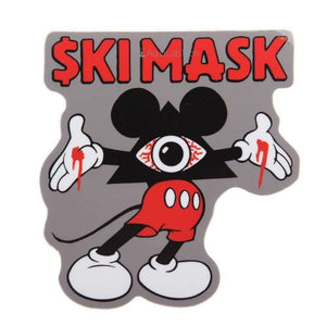 Ski Mask Glass - Lumi Toon Logo Sticker - Aqua Lab Technologies