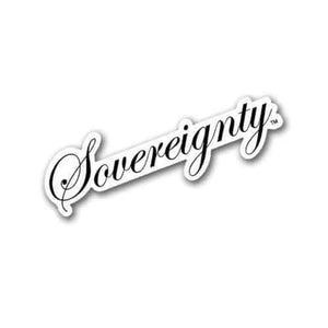Sovereignty Glass - 5 Pack of Small Logo Stickers - Aqua Lab Technologies