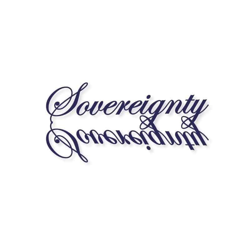 Sovereignty Glass - Small Reflection Stickers