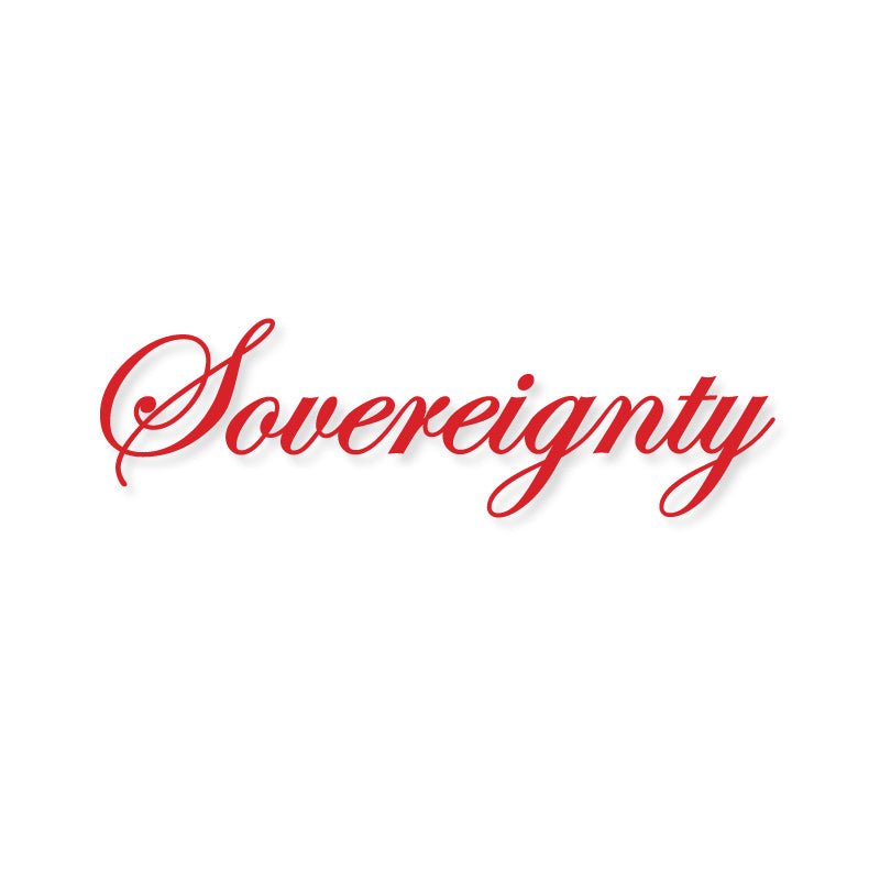 Sovereignty Glass - Small Logo Stickers - Aqua Lab Technologies
