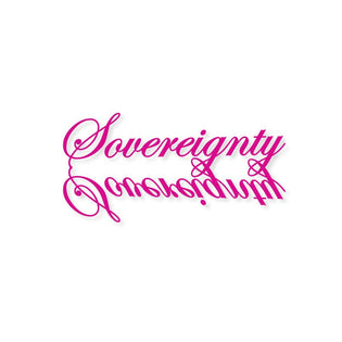 Sovereignty Glass Small Reflection Stickers