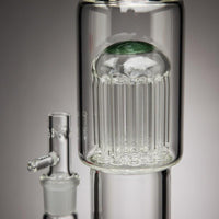 Toro Glass - Circ to 13 Arm Bong - Black & White - Aqua Lab Technologies