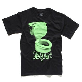 Whoopzip Clothing Small Black Zach P Toilet T-Shirt