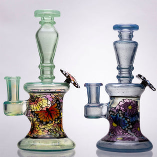 Windstar Glass Butterfly Stained Glass Dab Rigs